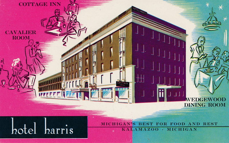 Hotel Harris - Postcard From Sca-Roadside Dot Org